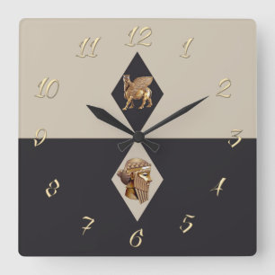 Relógio Quadrado Ancient Assyria