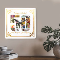 Aniversário de 50 anos de Casamento Foto Art Déco