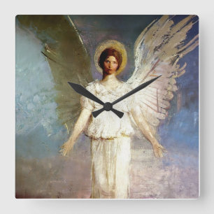 Relógio Quadrado “Anjo ao Meio-Dia” de Abbott Thayer