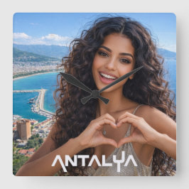 RELÓGIO QUADRADO ANTALYA - TURQUIA