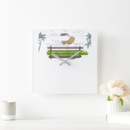 Relógio Quadrado Ao ar livre