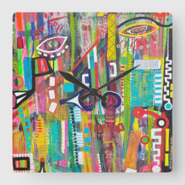 Relógio Quadrado Aqualung Wall Clock