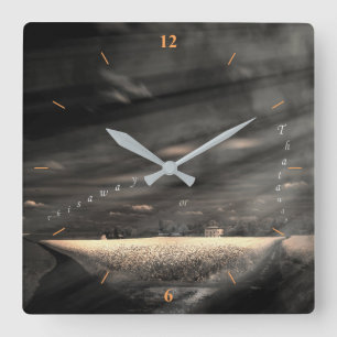 Relógio Quadrado Aquela é vida