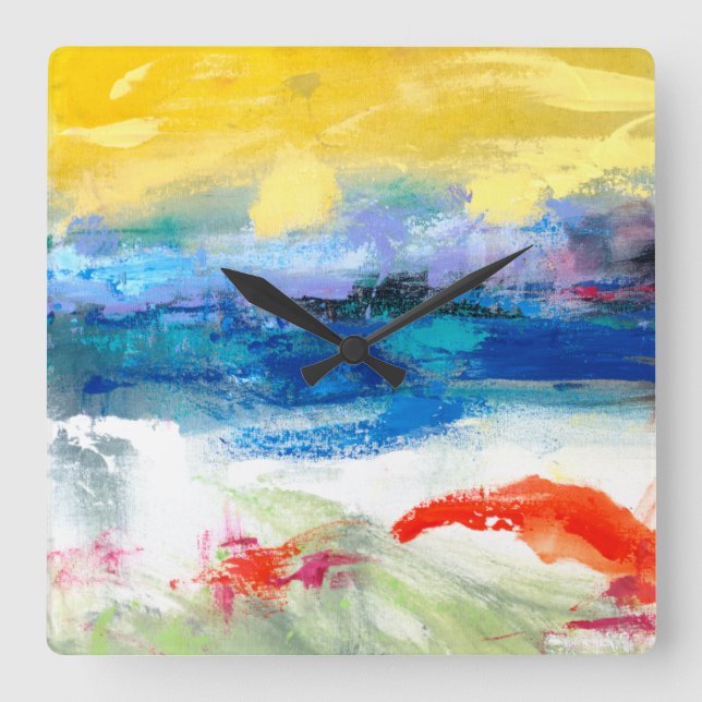 Relógio Quadrado Ar aparente I (Frente)