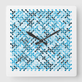 Relógio Quadrado Arctic Flow – Blue Rhythm