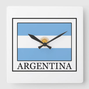 Relógio Quadrado Argentina