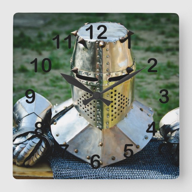 Relógio Quadrado Armadura (Frente)