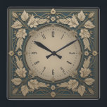 Relógio Quadrado Art Deco<br><div class="desc">design de relógio do excelente. Você vai adorar como os outros. Esteja livre para usar este design para outro produto que você quiser ou para personalizar e adicionar seu texto. Siga-me para mais. Obrigado. Tenha um bom dia.</div>