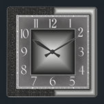 Relógio Quadrado Art Deco<br><div class="desc">Great design. You will love it like others. Be free to use this design for other product or to add your text. Follow me for more. Thank you. Have a nice day.</div>
