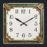 Relógio Quadrado Art Deco<br><div class="desc">design de relógio do excelente. Você vai adorar como os outros. Esteja livre para usar este design para outro produto que você quiser ou para personalizar e adicionar seu texto. Siga-me para mais. Obrigado. Tenha um bom dia.</div>