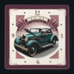 Relógio Quadrado Art Deco car<br><div class="desc">design de relógio do excelente. Você vai adorar como os outros. Esteja livre para usar este design para outro produto que você quiser ou para personalizar e adicionar seu texto. Siga-me para mais. Obrigado. Tenha um bom dia.</div>