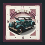 Relógio Quadrado Art Deco car<br><div class="desc">design de relógio do excelente. Você vai adorar como os outros. Esteja livre para usar este design para outro produto que você quiser ou para personalizar e adicionar seu texto. Siga-me para mais. Obrigado. Tenha um bom dia.</div>