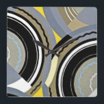 Relógio Quadrado Art Deco Design nº 2 em Emporio Moffa<br><div class="desc">Vintage Art Deco design.</div>