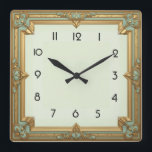 Relógio Quadrado Art Deco Soft Mint<br><div class="desc">design de relógio do excelente. Você vai adorar como os outros. Esteja livre para usar este design para outro produto que você quiser ou para personalizar e adicionar seu texto. Siga-me para mais. Obrigado. Tenha um bom dia.</div>