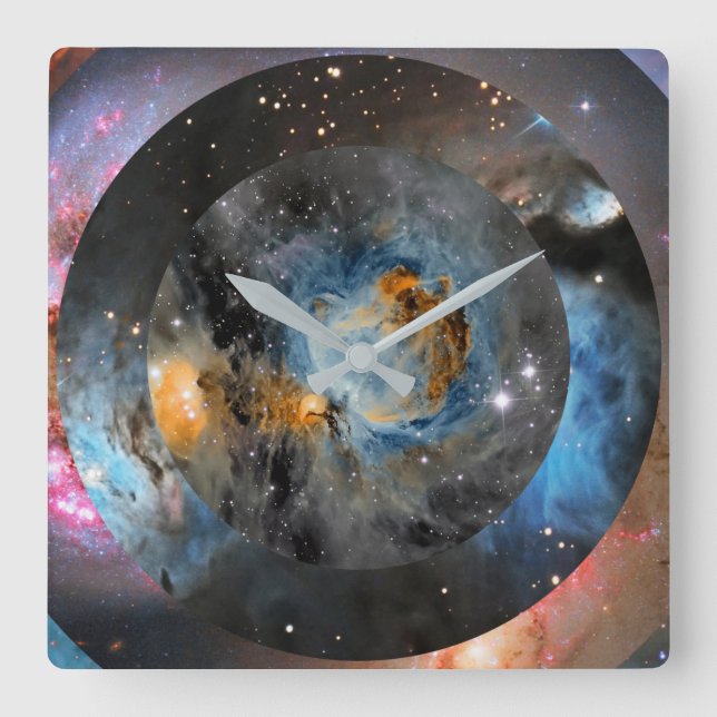 Relógio Quadrado Arte (Frente)