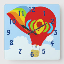 Arte de Cartografia do Sky High Rainbow Red Balloo