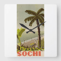 Arte de Viagem de Estação Marítima Vintage de Soch