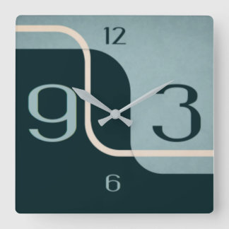 Relógio Quadrado Arte moderna