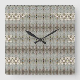 Relógio Quadrado Artéria Decorativa Padrão
