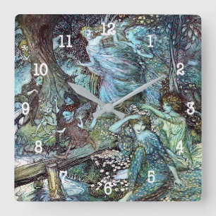 Relógio Quadrado Arthur Rackham