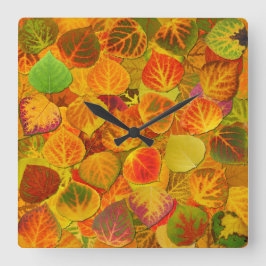 Relógio Quadrado Aspen Deixa Collage Sólido Medley 1