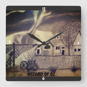 RELÓGIO QUADRADO ASSISTENTE DO TWISTER OZ