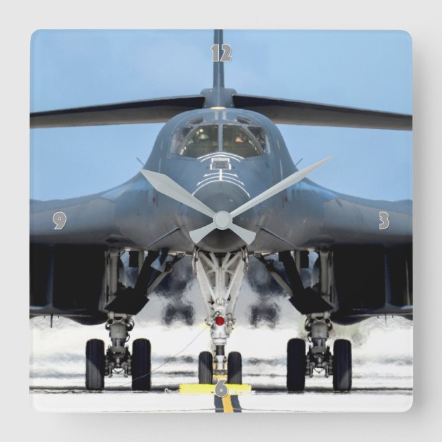 RELÓGIO QUADRADO B-1B LANCER (Frente)