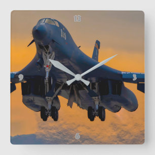 RELÓGIO QUADRADO B-1B LANCER