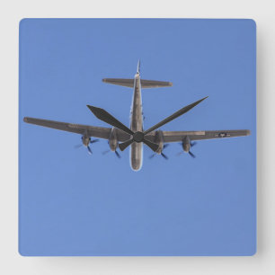 Relógio Quadrado B-29 Bomber Doc clock