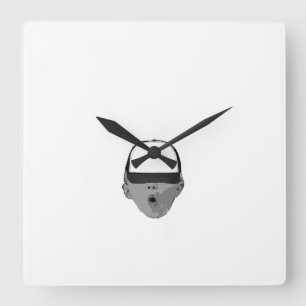 Relógio Quadrado ~Baby Hat~ WALL CLOCK, PERSONALIZE-O!
