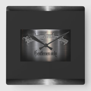 Relógio Quadrado Badboy Barber shop