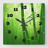 Bambu Verde Com Luzes De Boque Pálidas Nas Costas