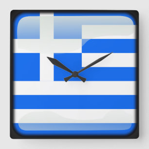 Relógio Quadrado Bandeira da piscina