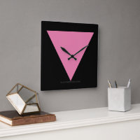 bandeira do triângulo rosa SlipperyJoe's símbolo r