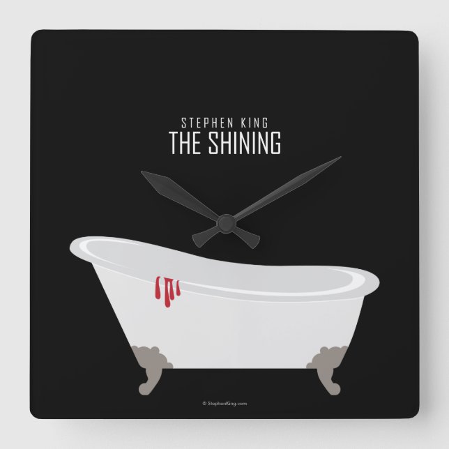 Relógio Quadrado Banheira da sala 217 (Frente)