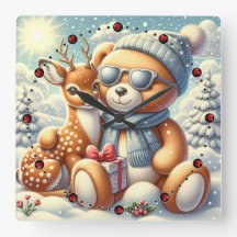 Bärchen Rehkitz Weihnachten Christmas