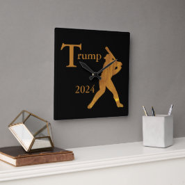 Relógio Quadrado Baseball