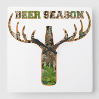 Relógio Quadrado Beer Season Hunting Season Gift For Hunter