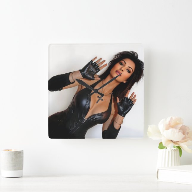 Relógio Quadrado Behold clock (Lar)