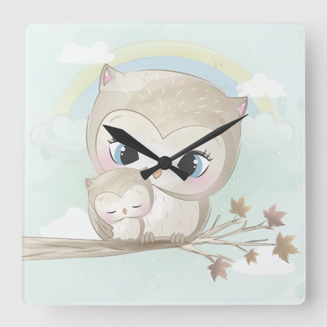 Relógio Quadrado Bela (Frente)