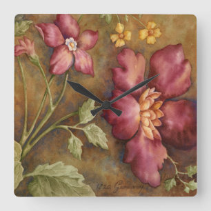 Relógio Quadrado Beleza Antica II