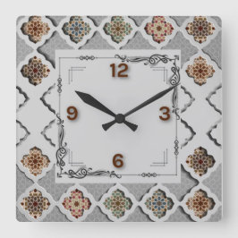 Relógio Quadrado Belo apartamento