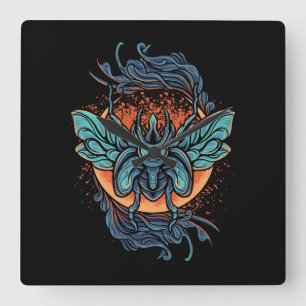 Relógio Quadrado Besouro