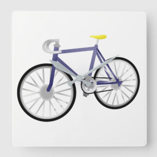Relógio Quadrado Bicicleta