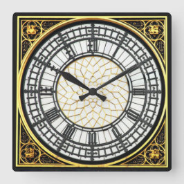 Relógio Quadrado Big Ben Clock