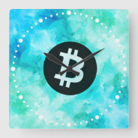 Bitcoin Aquarela (Estilo 3 - Vida na Praia)