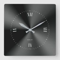 Black Faux Stainless Steel
