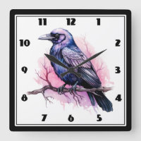 Black Raven em uma Ilustração de Ramificação