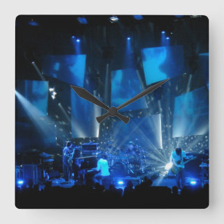 Relógio Quadrado blue leve effects concert