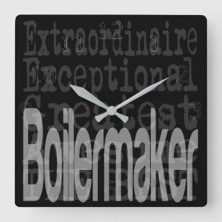 Relógio Quadrado Boilermaker Extraordinaire